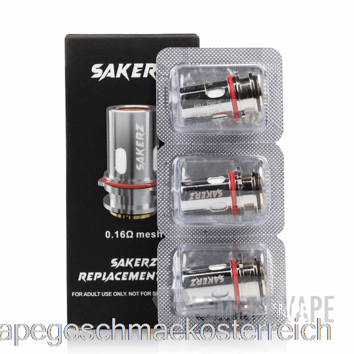 Horizon Sakerz Ersatzspulen 0,16 Ohm Mesh-Spulen Vape-Geschmack